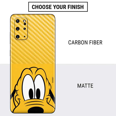 Disney Friends Pluto Up Close Galaxy S20 Plus Skin